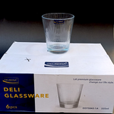 Delisoga DSY5840-1A Pack Of 6pcs 335ml Glass Tumbler Set