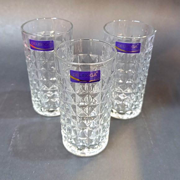 Delisoga DSY2027 Pack Of 6pcs 280ml Glass Tumbler Set