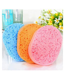 Pack Of 2pcs Elastic Touch Mildly  Facial Cleansing Sponge For Makeup