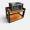 2-Layer Laminated Wooden Kitchen Multi-Purpose Rack