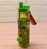 Beli Quifit 500ml Cartoon Printed Plastic Water Bottle With 2-Drinking Hole ( Random COLORS Will Be Sent )