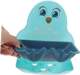 Penguin Sticky Self-Adhesive Double Tape Wall-Mount Plastic Soap Dish( Random Colors Will be sent)