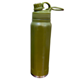 Sports Fashion Stainless Steel 1-Litre Water Bottle Hot & Cool ( Random Colors Will Be Sent )