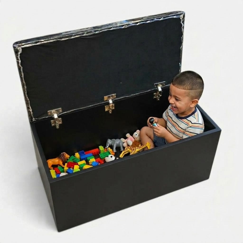 2-In-1 Storage Ottoman Box
