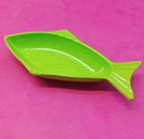 Fish Shape Small-Size Melamine Plastic Sauces & Salad Serving Dish