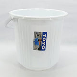 Toyo Opaque 28L Plastic Bathing Balti Bucket ( Random Colors Will Be Sent )