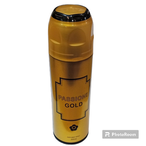 Passion Gold Fragrance 200ml Gas Perfumed Body Spray