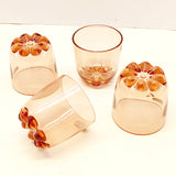 Pack Of 4pcs 300ml Pretty Neat Crystal Water Glass Set(Random Colors Will be sent)