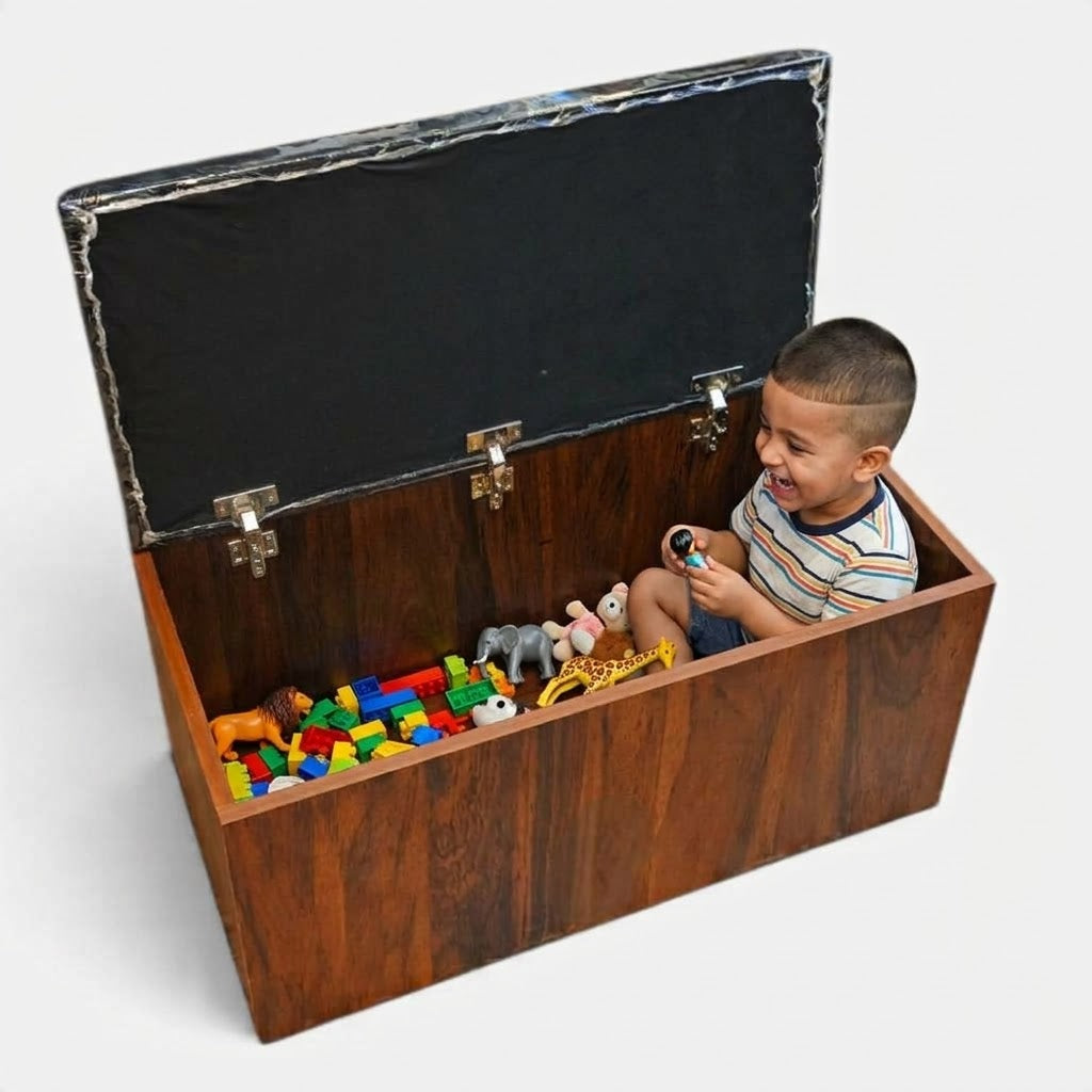 2-In-1 Storage Ottoman Box