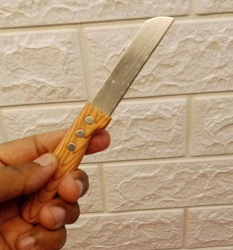 Stainless Steel 6 inches Fruit Knife Small-Size With Wooden Handle