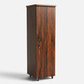 Movable Wheels Storage Cupboard Almirah With Removable Adjustable Shelves & Hanging Rod.