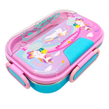 Pro Stainless Steel Insulated 2 Grid Lunch Box (Random Characters Will be Sent)