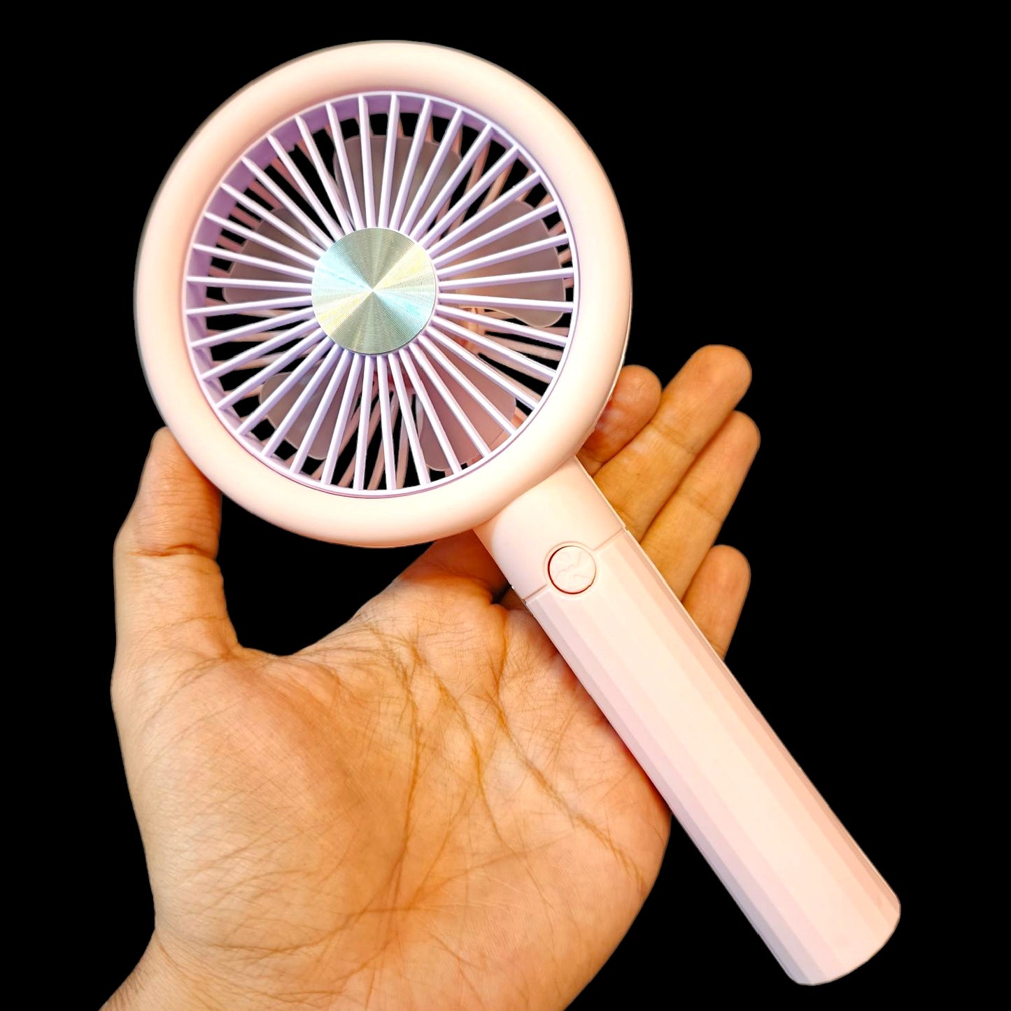 Wego Rechargeable Portable Hand Fan (2 Hours Battery Backup)