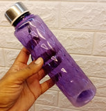 Diamond 500ml Transparent Plastic Water Bottle ( Random Colors )