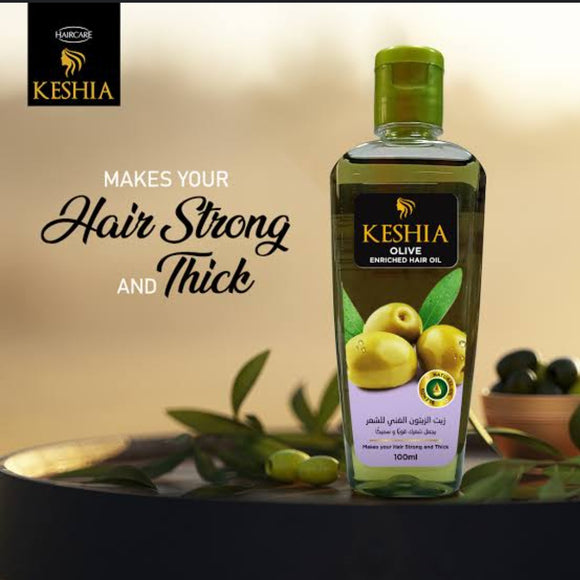 Keshia Olive Enriched Hair Oil 100ml Hair Oil Nourishing & Strengthen