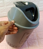 King Medium-Size Plastic Dust Bin With Cover
