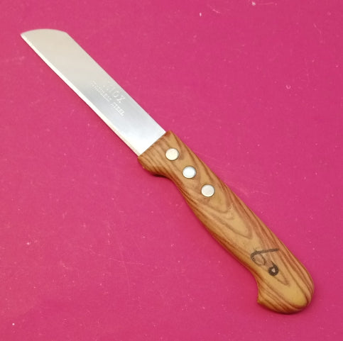 Stainless Steel 6 inches Fruit Knife Small-Size With Wooden Handle