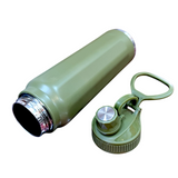 Sports Fashion Stainless Steel 1-Litre Water Bottle Hot & Cool ( Random Colors Will Be Sent )