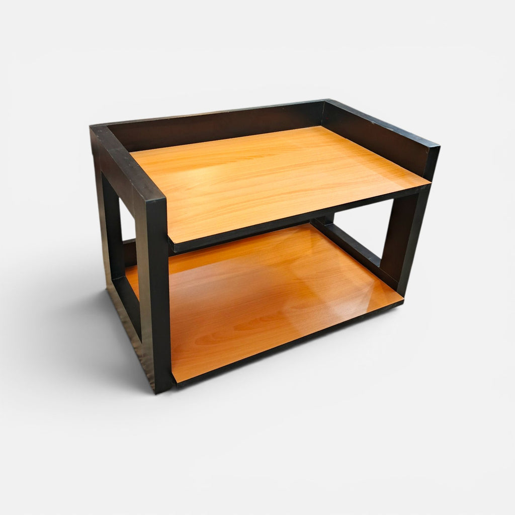 2-Layer Laminated Wooden Kitchen Multi-Purpose Rack