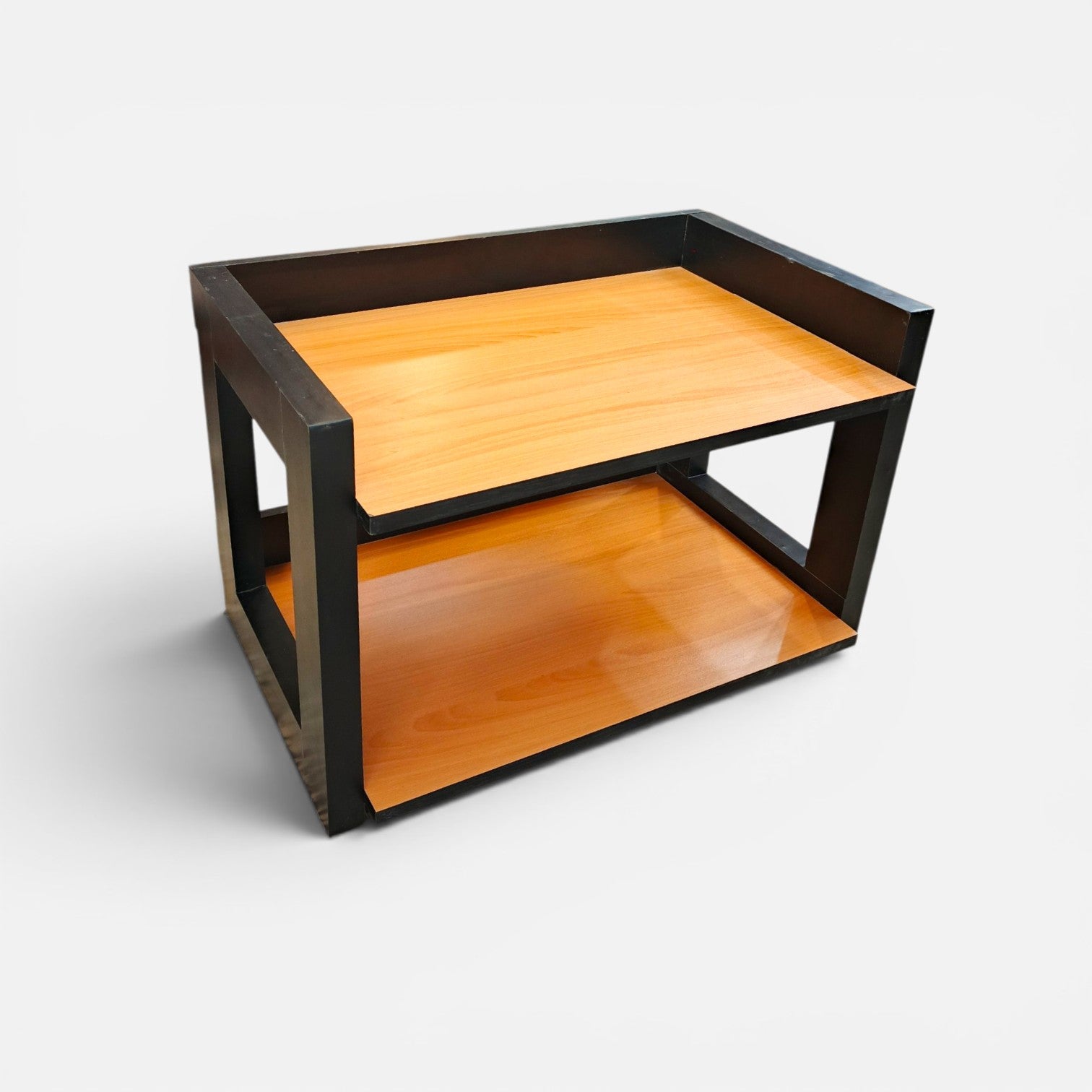 2-Layer Laminated Wooden Kitchen Multi-Purpose Rack