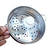 Wish Star 18cm Stainless Steel Non-Stick 450-watts Multi-Functional Steamer Cooker Pot