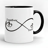 Together/Forever Printed High Quality Premium Ceramic 250ml Mug