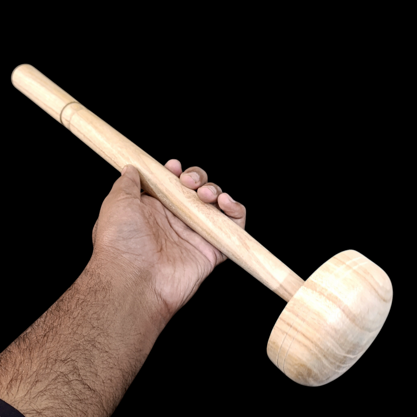 Wooden Round Daal Ghotta (Pulses) Masher