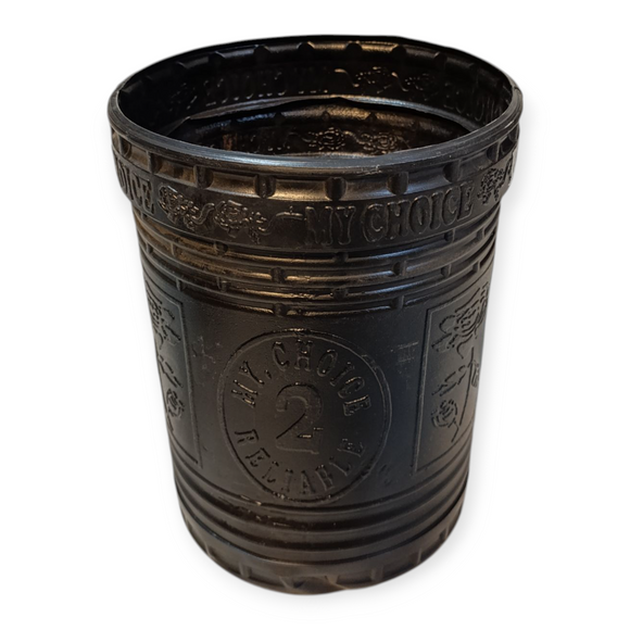 Black Coloured Small-Size Plastic Dustbin(No-2)