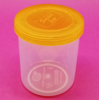 Appollo Bundle Pack Of 12pcs Medium & Small Size Plastic Heavy-Duty Food Jar Set ( Random Colors )