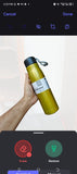 Fashion Stainless Steel 500ml Water Bottle Hot & Cool With Straw( Random Colors Will Be Sent )