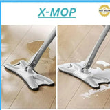 Soft Microfiber X-Design Super Absorbent Easy Flat Mop