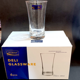Delisoga J7022-3 Pack Of 6pcs 280ml Glass Tumbler Set