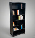 Books & Lounge Organizer Space Saving Storage Rack With Movable Wheels