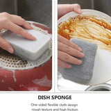 Pack Of 3pcs Hard Scrub Cleaning Dish Washing Foam Sponge