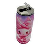 Stainless Steel 500ml Water Bottle (Random Characters Will be Sent)