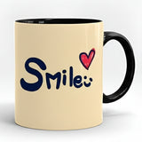 Smile Printed High Quality Premium Ceramic 250ml Mug