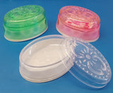Royal  Plastic Soap Dish ( Random Colors Will Be Sent )
