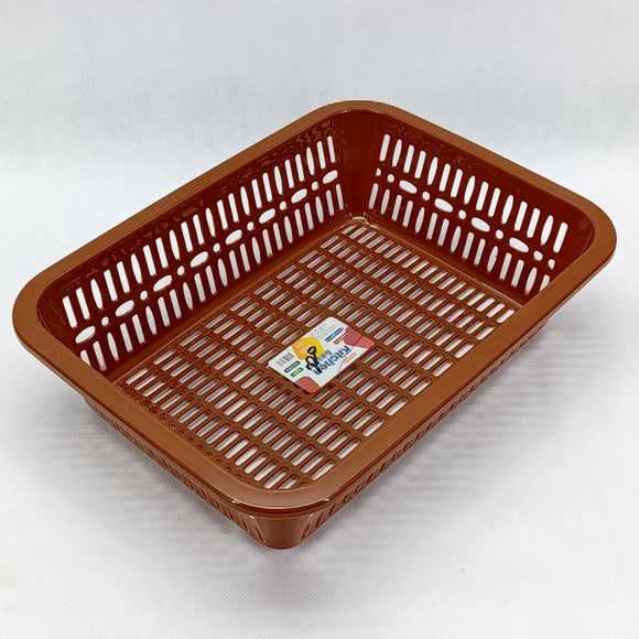 Kitchen Multi-purpose Plastic Medium-Size Storage Basket (Random Colors Will be sent)