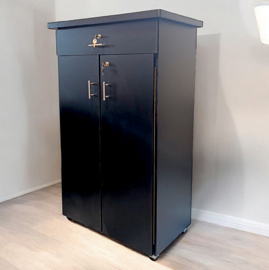 Laminated Wooden Clothes, Books Organizer Space Saving Storage Cupboard Rack