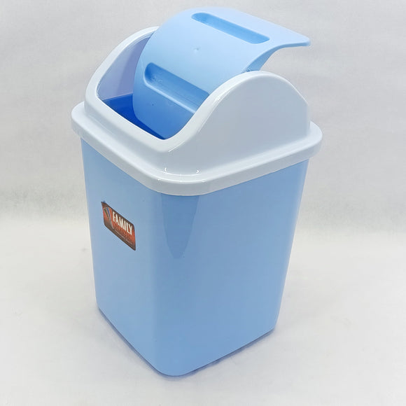 Medium-Size Plastic Fancy Dust bin With Cover (Random Colors Will be sent)