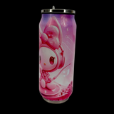 Stainless Steel 500ml Water Bottle (Random Characters Will be Sent)