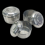 Pack Of 3pcs 800ml 700ml 500ml Stainless Steel Food Storage Bowl Set