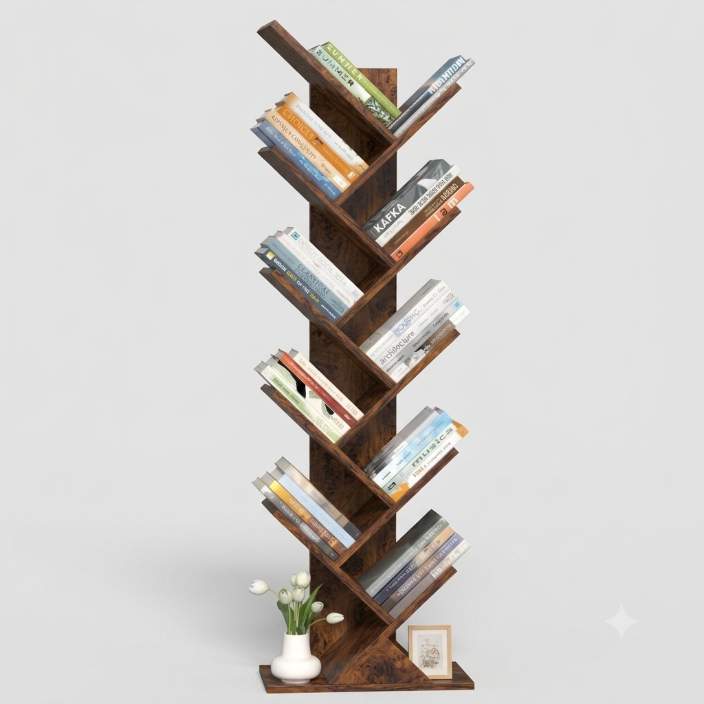 Tree Shape Home Decor Book Rack