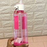 Safari 500ml Sunny Plastic Water Bottle With Straw ( Random Colors Will Be Sent)