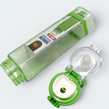 Horizon 900ml plastic Transparent Water Bottle ( Random COLORS Will Be Sent )