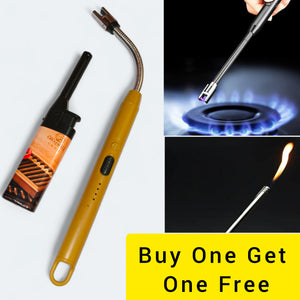 Buy One Rechargeable Stove Gas Lighter & Get Gas Lighter For Free