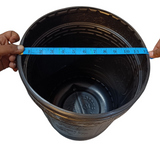 Black Coloured Large-Size Plastic Dustbin(No-5)