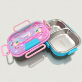 Pro Stainless Steel Insulated 2 Grid Lunch Box (Random Characters Will be Sent)