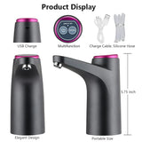 Buy One Get One FREE Automatic Electric 1200mah Battery Rechargeable Water Dispenser Pump With Manual Push Pump
