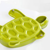 Turtle Plastic Soap Dish With Bottom Drain Holes( Random Colors Will Be Sent)